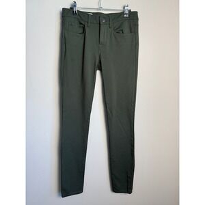 Gap Womens Green Legging Jean 26/2 Skinny Stretch Olive Utility Casual Chic